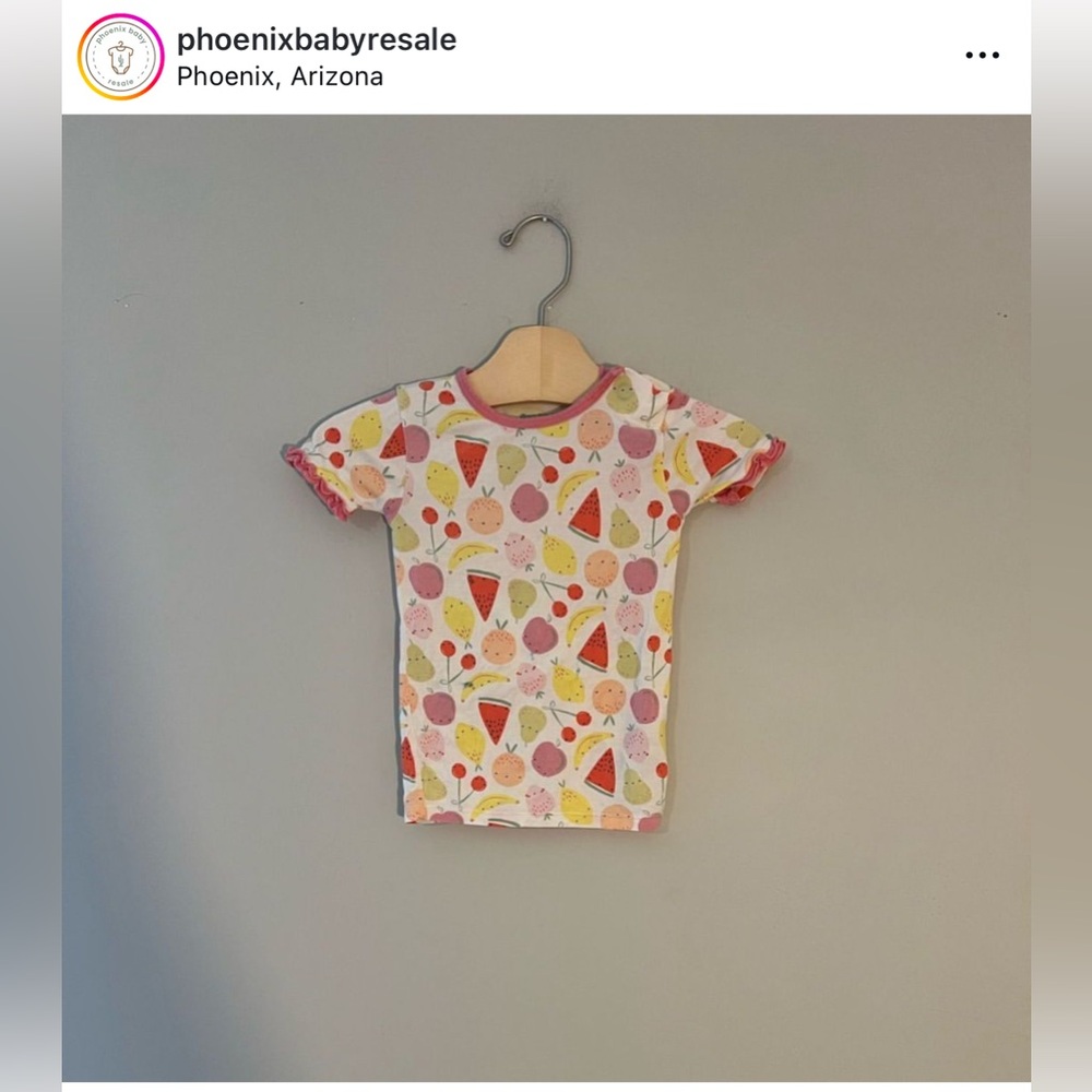$8 ADD ON Magnetic Me Fruit Pajama Top Tee T-Shirt Bamboo Modal Little Sleepies